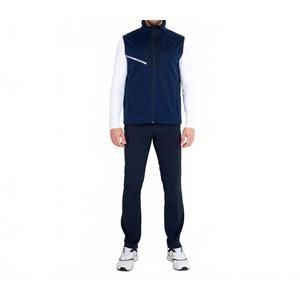 NEW ABACUS SPORTSWEAR US ardfin softshell mock neck golf vest in navy